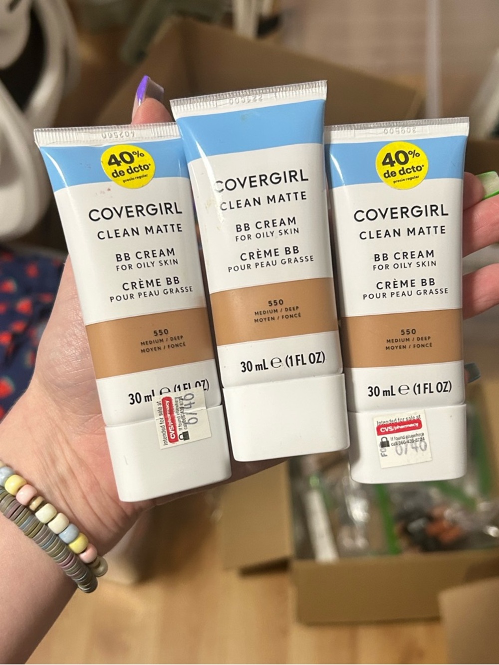 COVERGIRL Clean Matte BB Cream - Medium/Deep Shade (3 Pack)